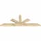 Ekena Millwork Richland Rough Sawn Timber Gable Bracket, Douglas Fir, 96"W x 36"H x 4"D x 6"F, 9/12 Pitch GBW096X36X0406RIC00RDF - alternate 5